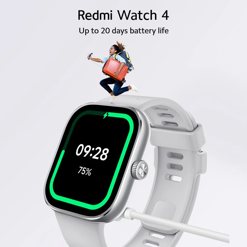 [World Premiere] Global Version Redmi Watch 4 Ultra Large 1.97'' AMOLED Display 20 Days Battery Life Support 5-system GNSS